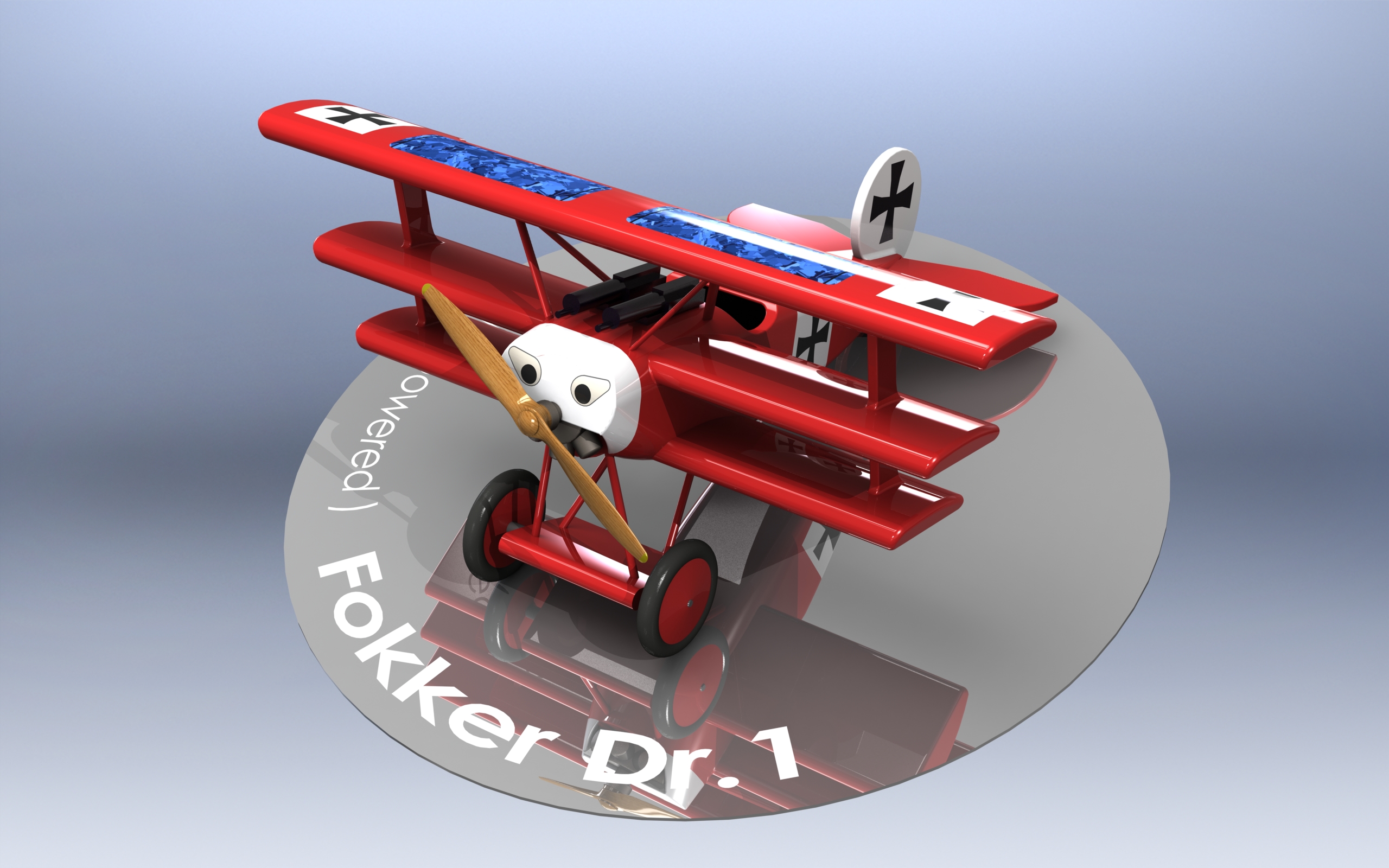 福克DR1(太阳能)玩具飞机